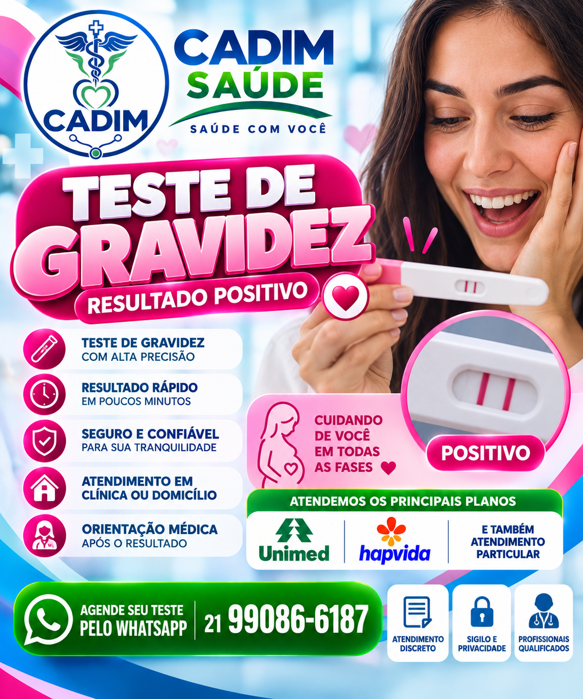 TESDE DE GRAVIDEZ POSITIVO